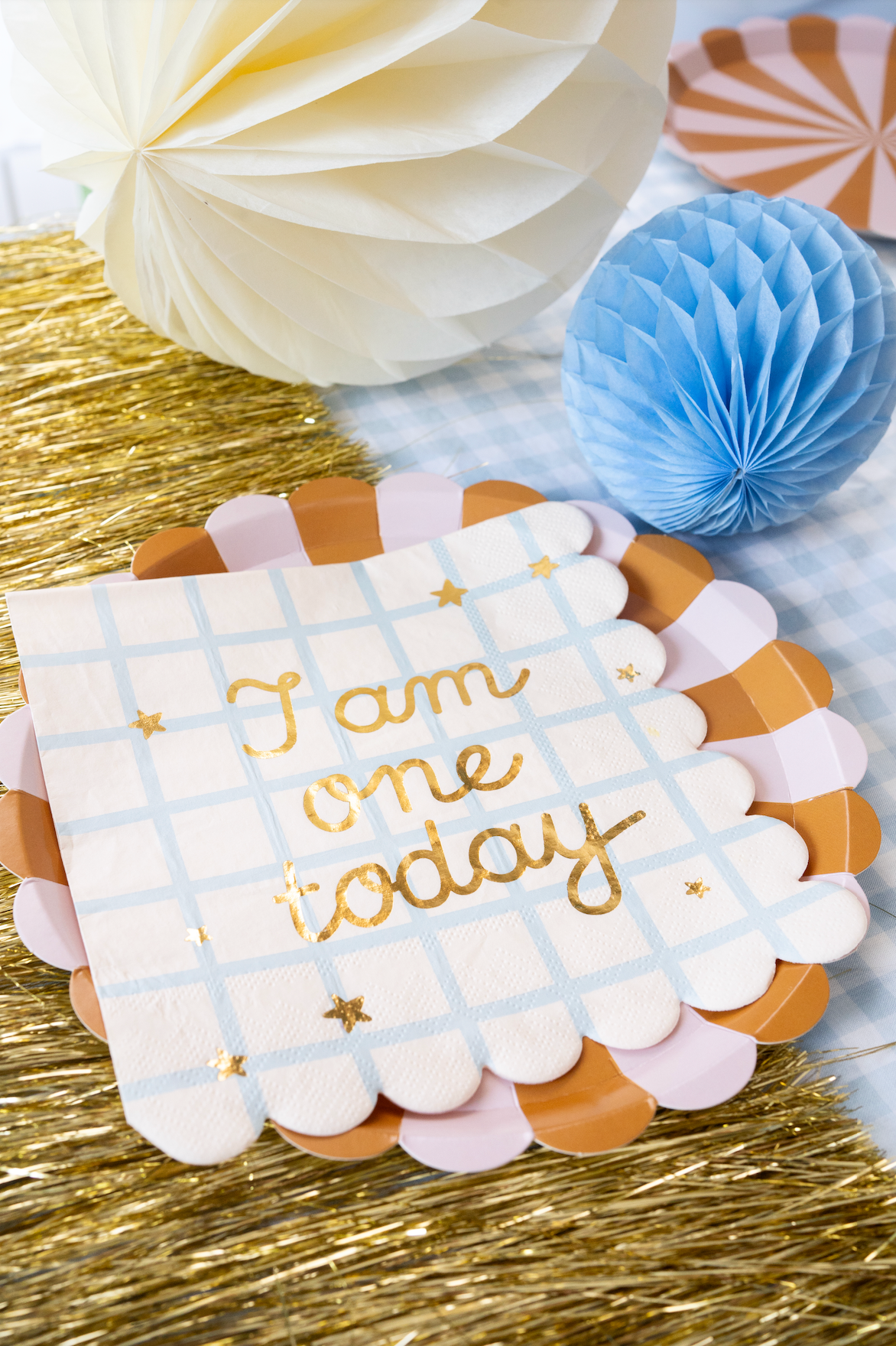 Stripes Paper Plates