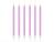 Tall Lilac Birthday Candles