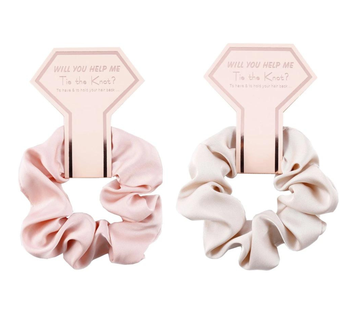 Maid of Honor Satin Scrunchie