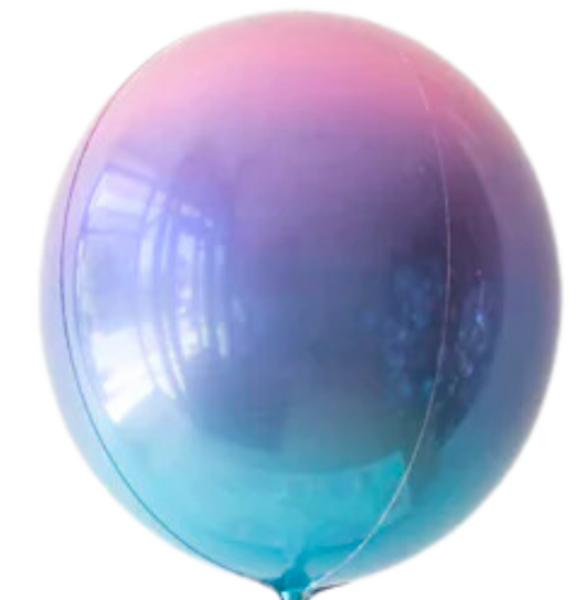 Pastel Pink & Blue Ombré Orbz Balloon