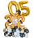 Year Number Balloon Cluster