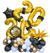 Year Number Balloon Cluster
