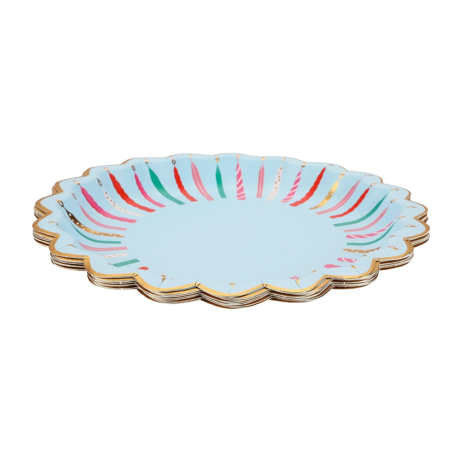 Birthday Candles Dessert Plates