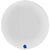 15" White Orbz Balloon
