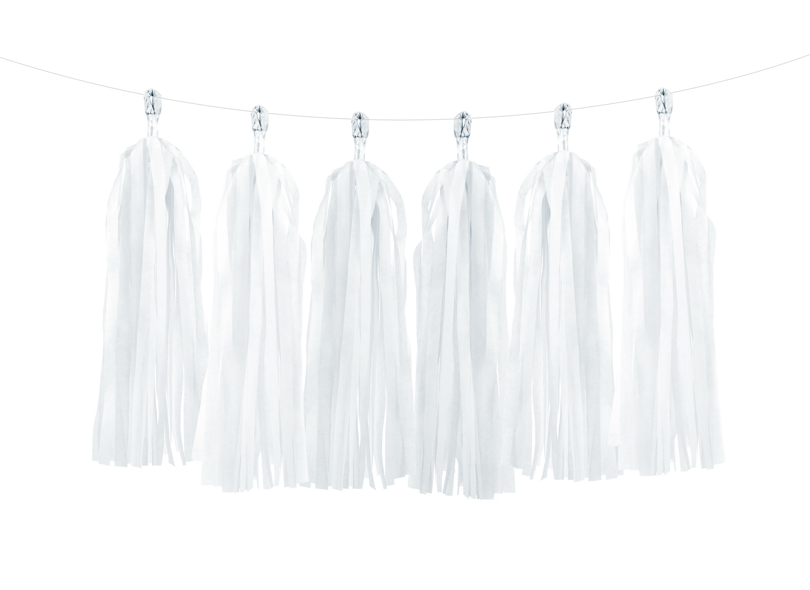 White DIY Tassel Garland