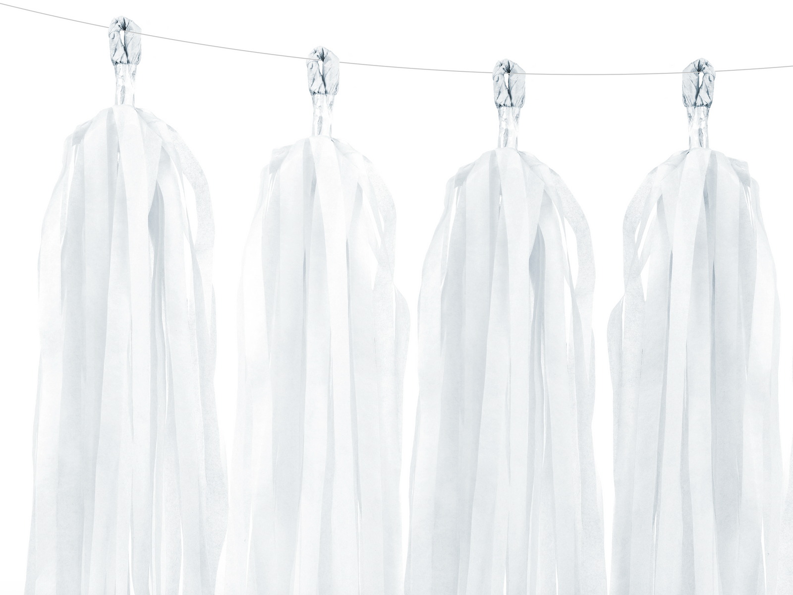 White DIY Tassel Garland