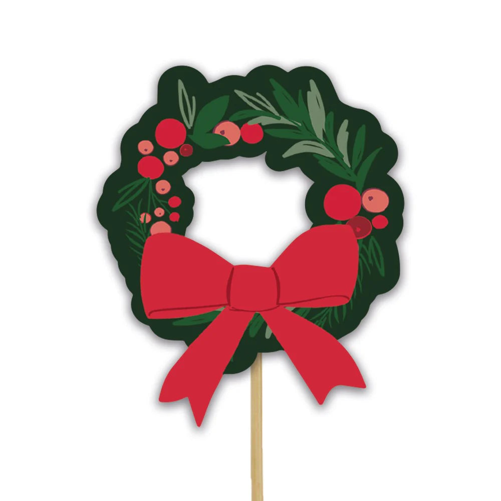 Festive Wreath Cupcake Kit