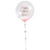 Custom Pink Stars Bubble Balloon