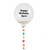 Custom Flowers Bubble Balloon