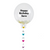 Custom Butterfly Bubble Balloon