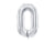Metallic Silver Foil Balloon Number