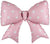 Pink Polka Dot Bow Foil Balloon