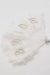 White Bridal Feather Fan