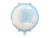 Welcome Baby Blue Foil Balloon