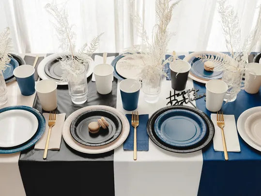 Black Rectangle Tablecloth