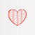 Vintage Rose Heart Napkins by Meri Meri