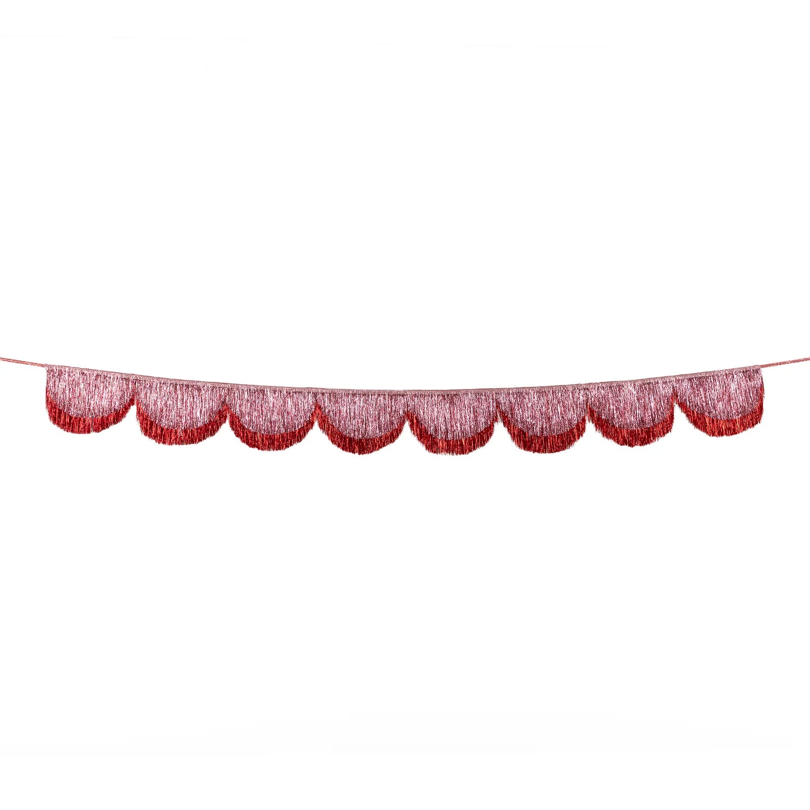 Pink Tinsel Scallop Garland by Meri Meri