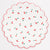 Cherry Pattern Dinner Plates by Meri Meri
