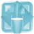 Pastel Blue Party Cups