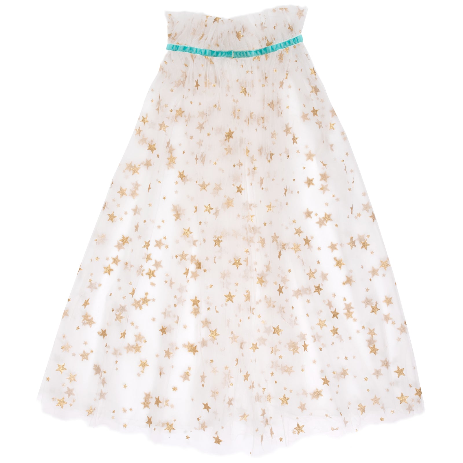 White Star Tulle Cape & Wand