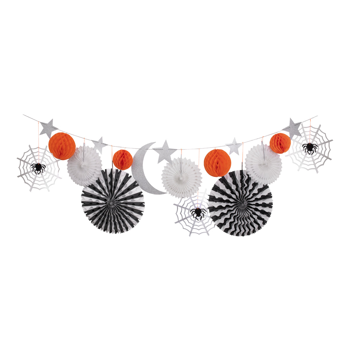 Halloween Honeycomb Shapes Garland Meri Meri