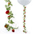 Red Rose Garland 1.75m Balloon Tail