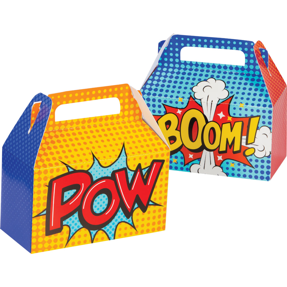 Superhero Party 3D Favor Boxes