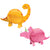 Girl Dino Party Centerpiece