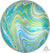 Blue Green Marblez Orbz Balloon