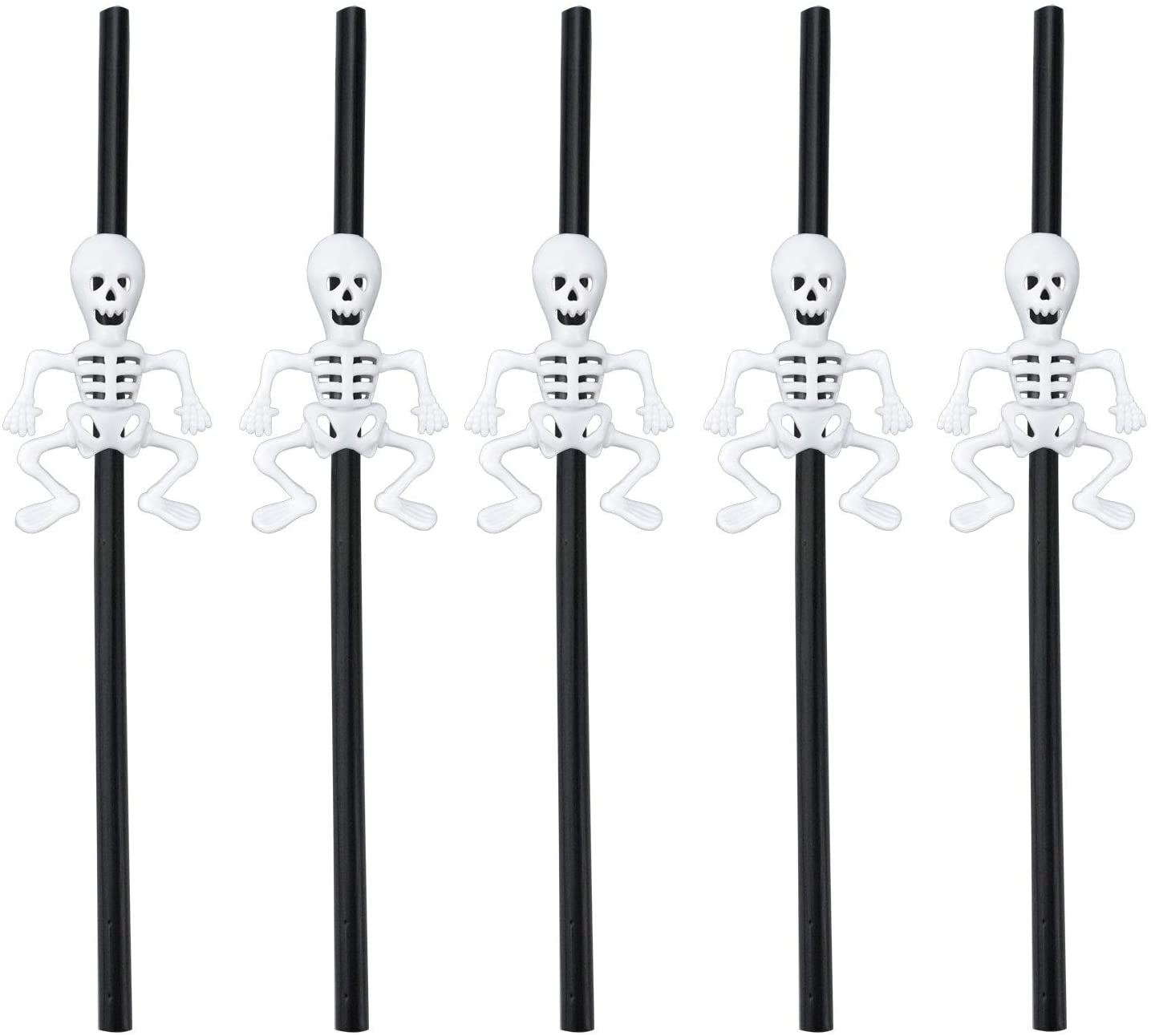 Halloween Skeleton Straws