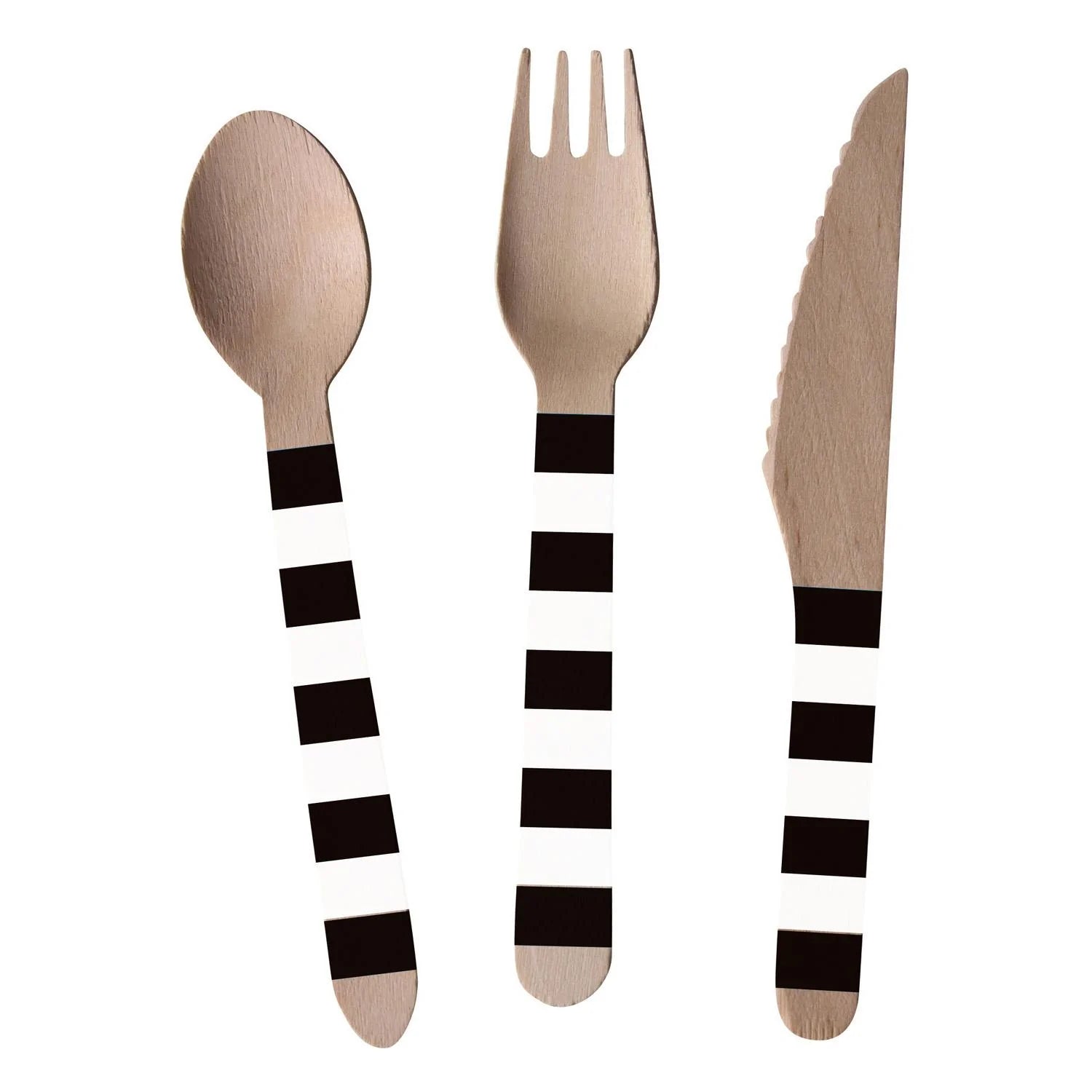 Kicker Party Wooden Cutlery Set