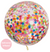 Giant Rainbow Confetti Balloon 36"