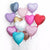 18" Pearl Light Blue Heart Foil Balloon
