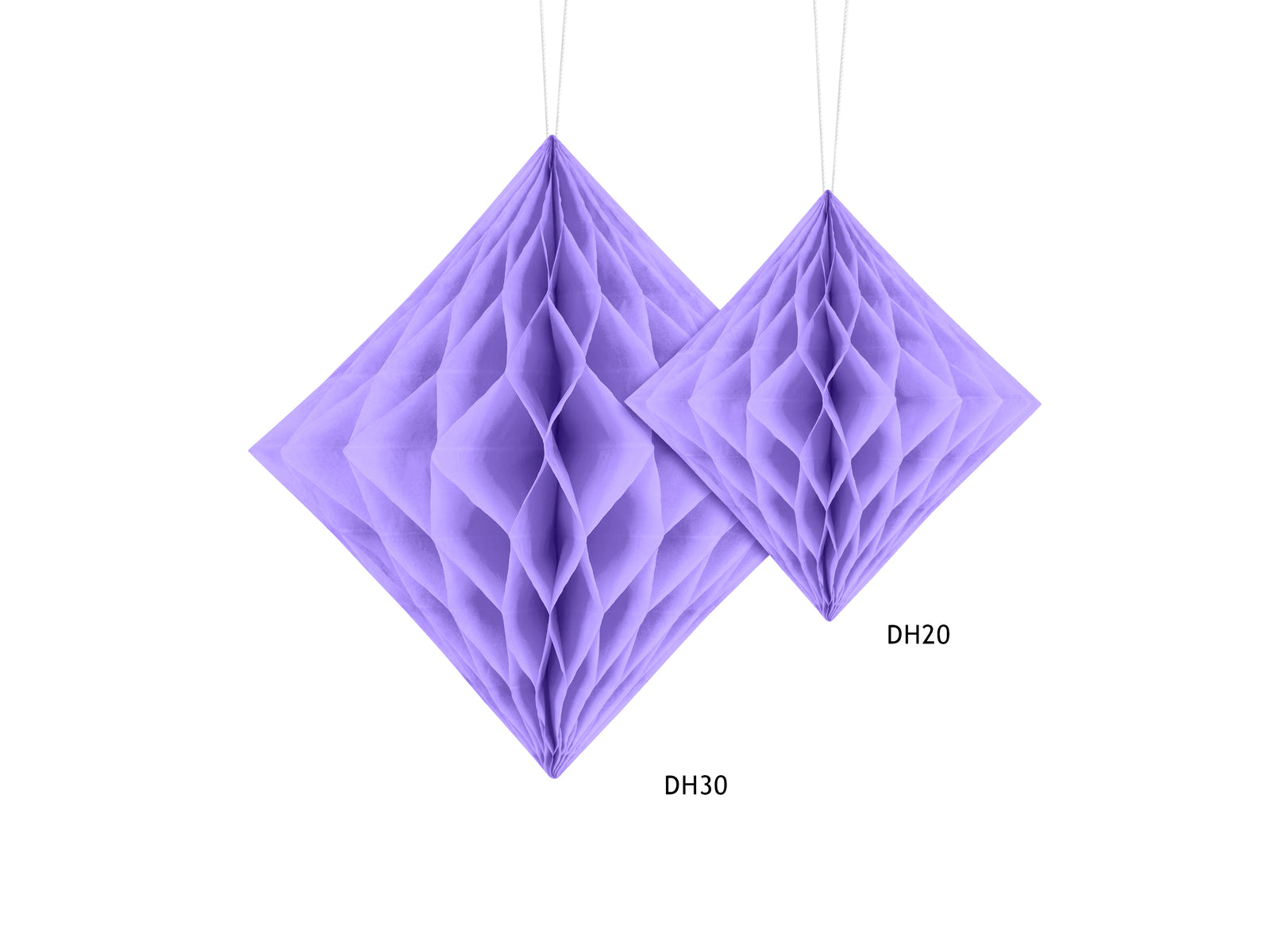 Lilac Honeycomb Diamond