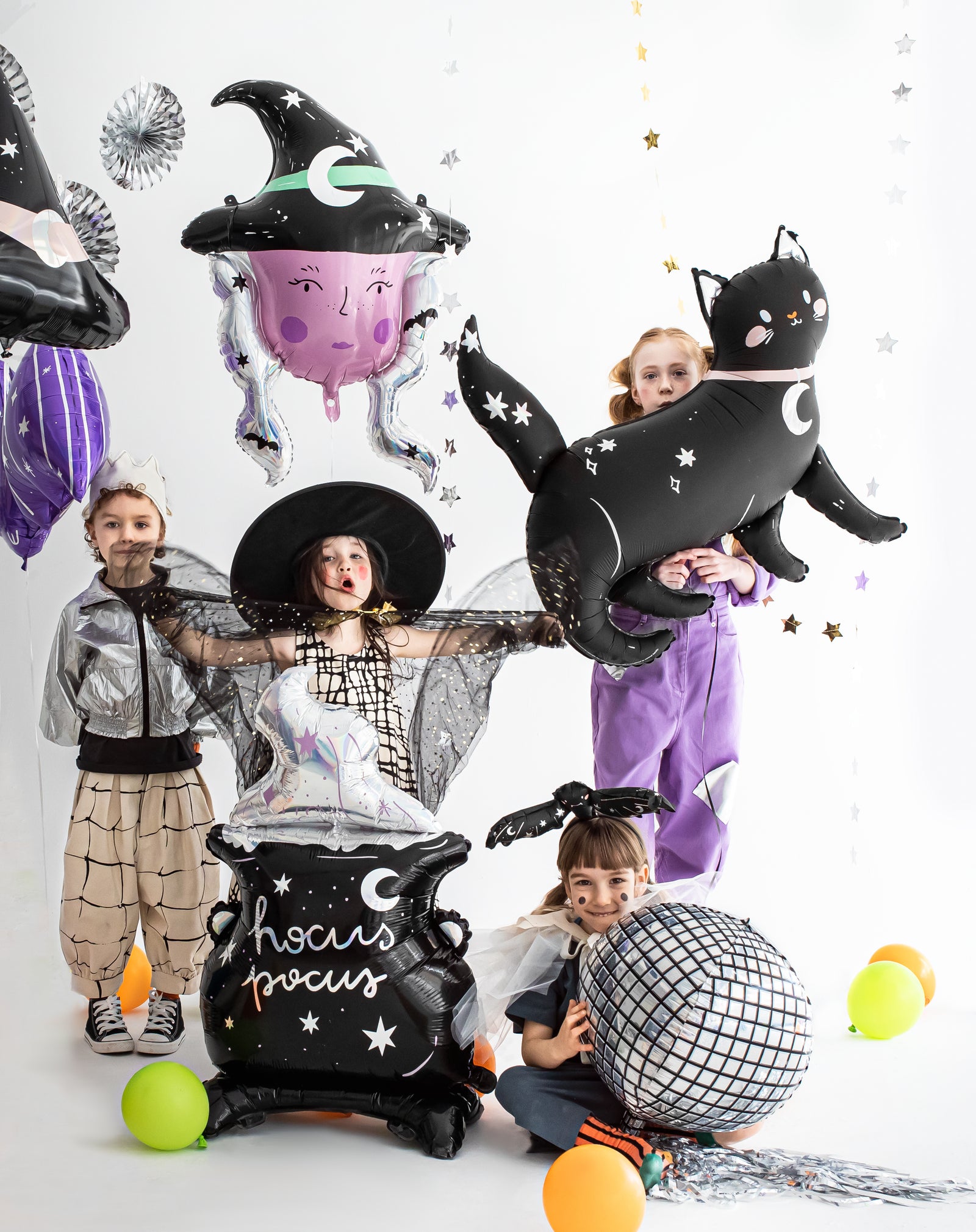 Giant Black Cat Halloween Balloon