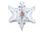 Holographic Snowflake Foil Balloon