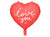 Love You Heart Foil Balloon