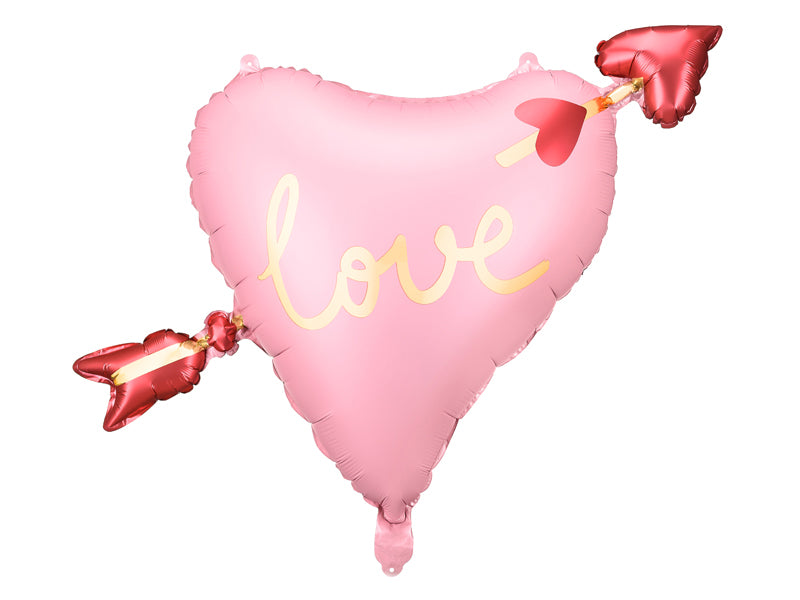 Heart with Arrow Foil Balloon