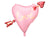 Heart with Arrow Foil Balloon