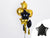 Black Star Foil Balloon
