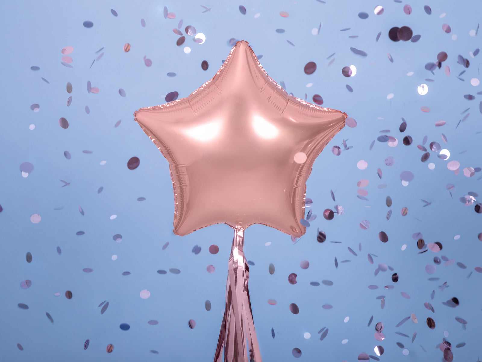 Rose Gold Star Foil Balloon