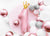 Number 1 Pink With Crown Foil Balloon