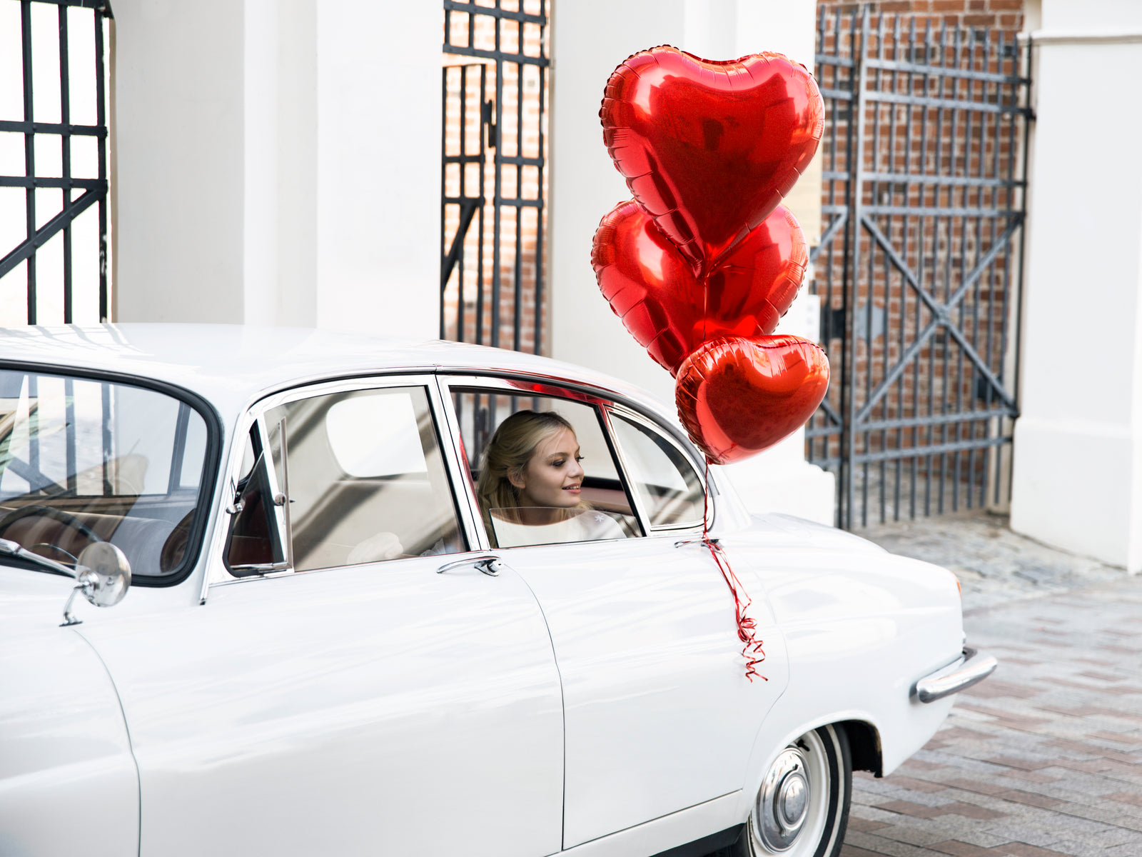 Red Heart Foil Balloon