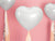 White Heart Foil Balloon