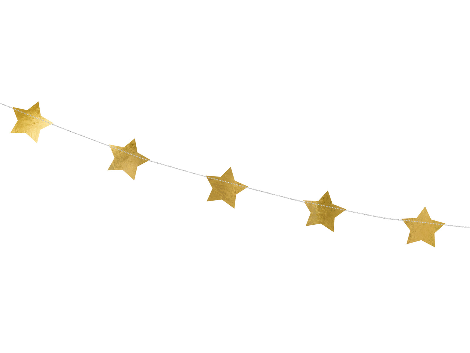 Gold Star Foil Garland
