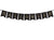 Black & Gold Halloween Pennant Banner