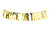 Gold Trick or Treat Letter Banner