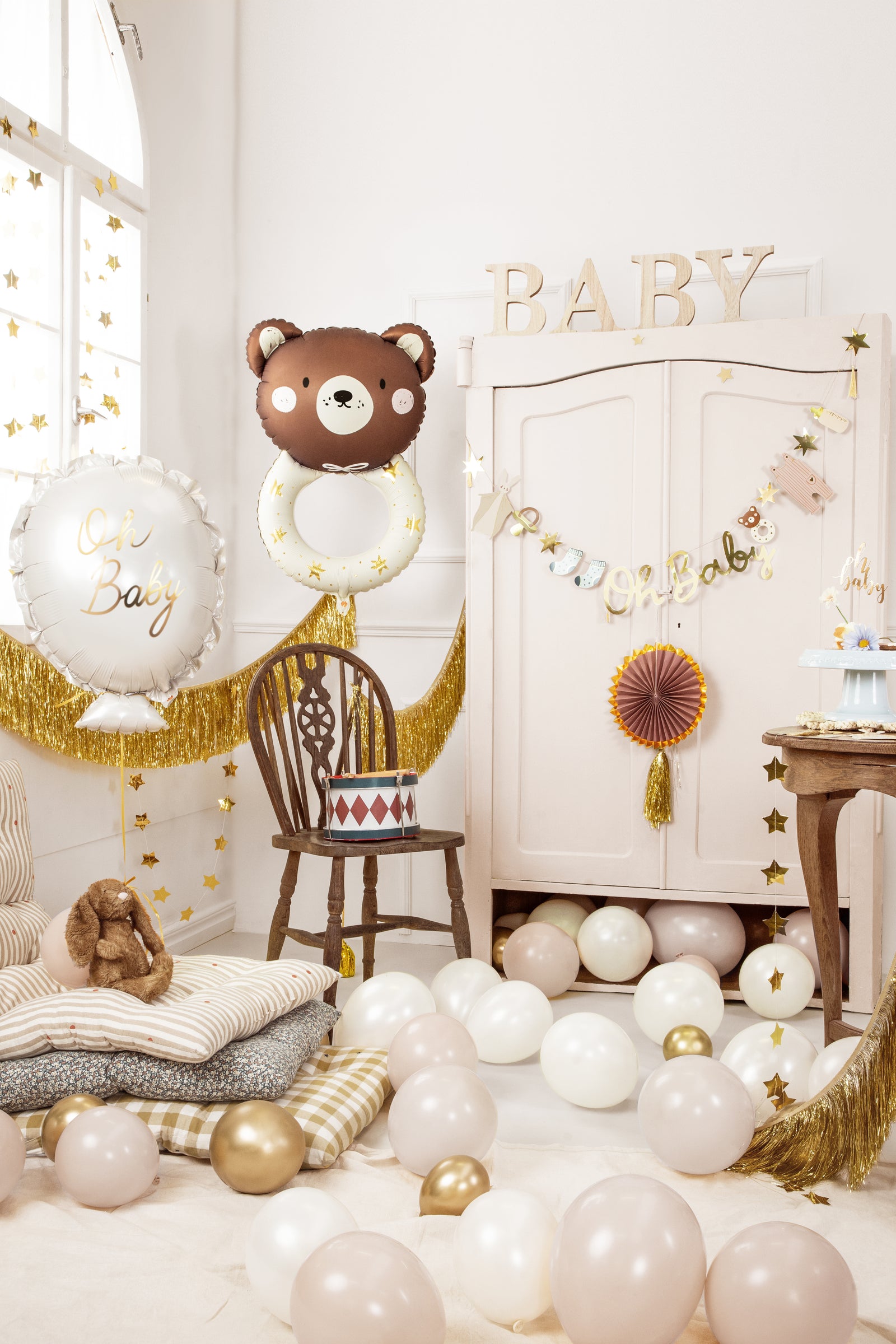 Gold Oh Baby Icon Banner