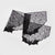 Classic Black & White Mantle Scarf Fabric