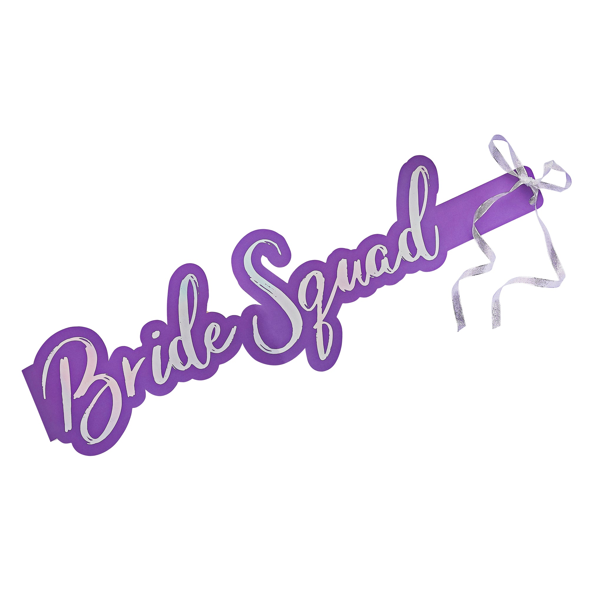Bride Squad Purple Sashes
